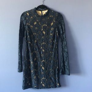 WAYF Blue Lace dress